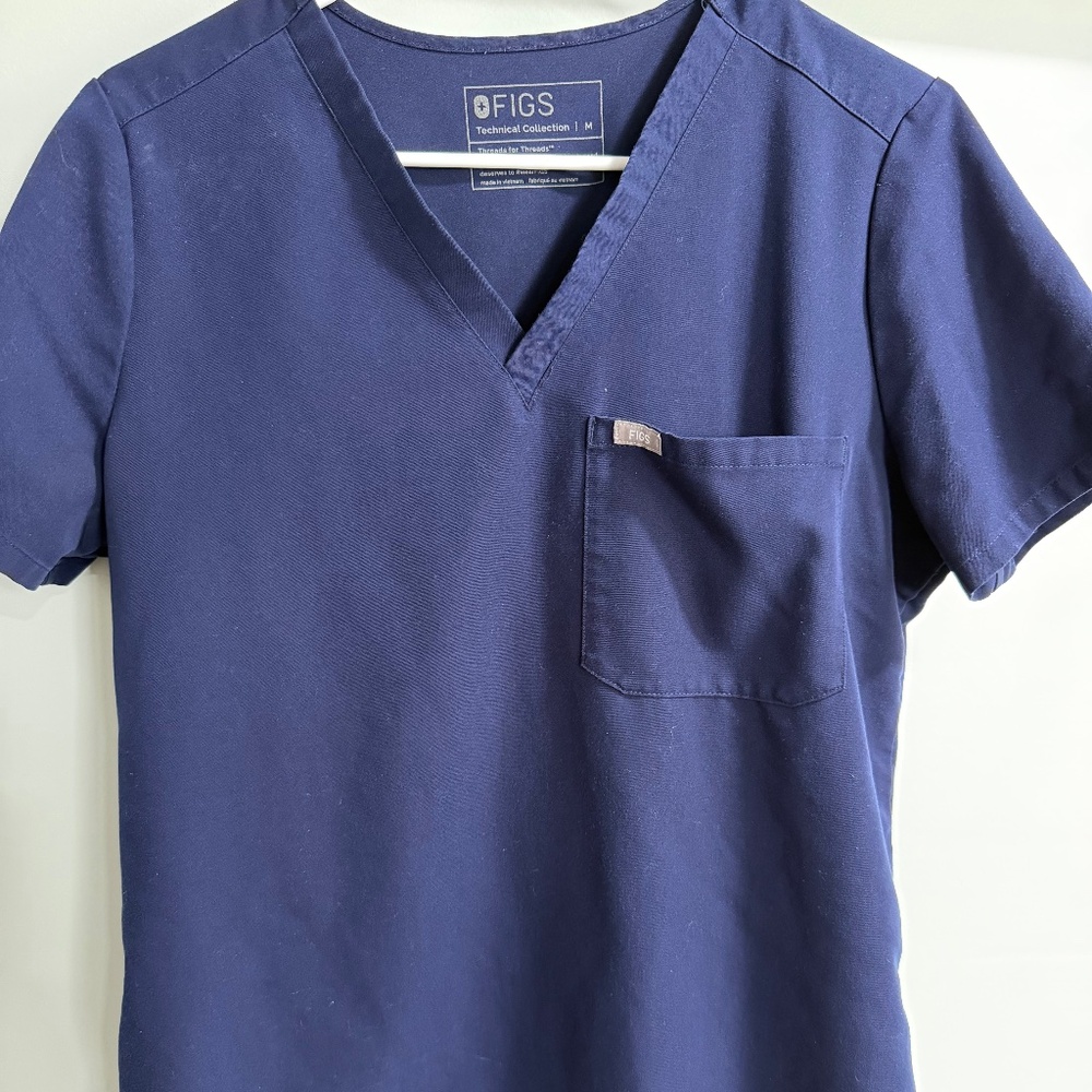 Women’s Figs Set (Navy) Medium